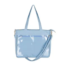 【迅速発送】AilyDaily 痛バッグ トートバッグ A4 レディース メンズ 2way シンプル で おしゃれな 痛バ 3つのポケットで 機能性 も