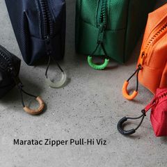 DETAIL Maratac Zipper Pull-Hi Viz マラタック ジッパープル 同色3点1パック |｜ジッパー ファスナー アクセサリー キーチェーン アウトドア 引き手 CountyComm