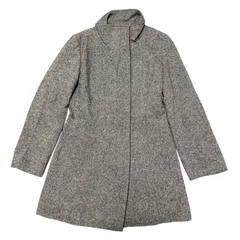 OT2 INDIVI インディヴィ ウールコート グレー レディース サイズ38 Mサイズ相当