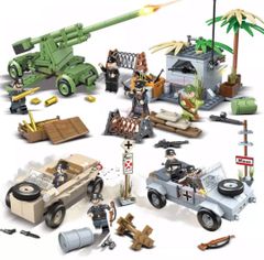 ブロックのおもちゃ レゴ互換 ミリタリーミニフィグシリーズ【ドイツ軍】 07