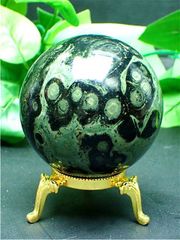 約:68mm★超綺麗★マラカイト丸玉B84L1/63L08D