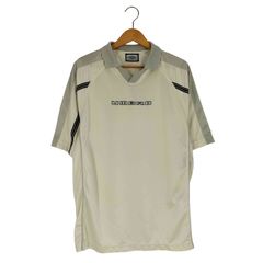 アンブロ UMBRO 90s ロゴ刺繍 サイドテープ ラグラン ゲームシャツ メンズ import：L 
