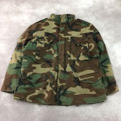 米軍実物 U.S.ARMY M-65 80s カモフラ 迷彩柄 フィールドジャケット ミリタリージャケット