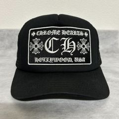 CHROME HEARTS クロムハーツ Tracker Hat トラッカー メッシュ キャップ 帽子 Hollywood USA ハリウッド 黒 ブラック 極美品