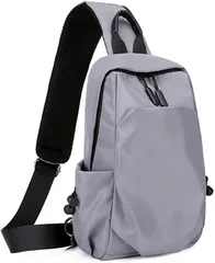 MT's SHOP ボディバッグ ワンショルダー 斜めがけ メンズ( グレー)