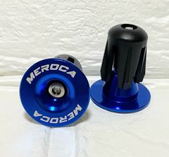 MEROCA バーエンドキャップ ブルー(ロードバイク 、マウンテンバイク、クロスバイク)