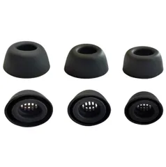 （4NC126B3P） ブラック 3ペア 3サイズ シリコン製イヤホンキャップ NCに対応するイヤーピース 4 4 Soundcoreイヤホン用Liberty Ankerイヤホン用 NCイヤホン用イヤーピース Liberty Soundcore イヤーピース