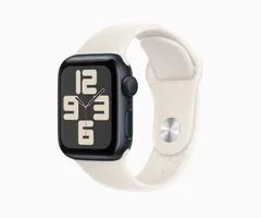 [新品] Apple Watch SE 第2世代 GPSモデル 40mm ミッドナイトアルミニウムケース MA9A4J/A-MYJ33FE/A (Size:S/M)