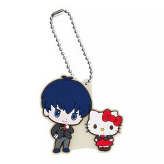 [중고] 열쇠 고리 Isagi Yoichi × Hello Kitty [블루 록 × 산리오 캐릭터 스페셜 고무 마스코트 2]