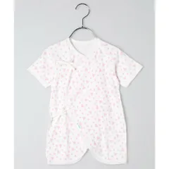 ☆ ピンク ☆ 40cm ☆ 低体重出生児幾何柄コンビ肌着 新生児 肌着 日本製 コンビ肌着 ベビー肌着 ベビー 服 赤ちゃん 女の子 男の子 低体重出生児 幾何柄 幾何学柄 綿100％ 40cm 40センチ やわらかい フライス 可愛い おしゃれ かわいい