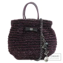 ANTEPRIMA アンテプリマ ワイヤーバッグ リボン 2WAY ハンドバッグ PVC レディース [中古]