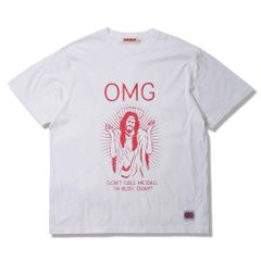 【2025SUMMER】ANIMALIA アニマリア 5.6 oz S/S T-Shirts - OMG - TEE (WHITE) 半袖 Tシャツ