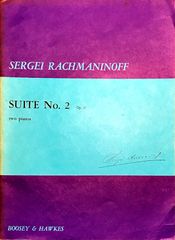 ラフマニノフ 組曲第2番 (2ピアノ)輸入楽譜 Rachmaninoff Suite No. 2 ブージー&ホークス/Boosey & Hawkes 洋書