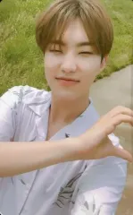 【中古】コレクションカード(男性) SEVENTEEN/HOSHI(ホシ)/バストアップ・衣装白・右手指曲げ/5TH MINI ALBUM『YOU MAKE MY DAY』(FOLLOW Ver.)特典トレカ