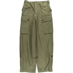 タ*シ様 50s オランダ軍 ダブルフェイス カーゴパンツ 82x80 W31～ 50s Dutch Army Double Face Field Pants オランダ軍 ダブル