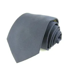 ドミニクフランス ネクタイ ブランド パネル柄 シルク フランス製 スリークラウン メンズ ネイビー Dominique Frances 【中古】