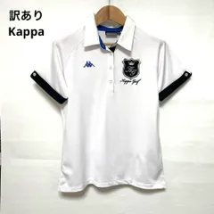 訳あり Kappa ポロシャツ レディース 半袖 ホワイト M ゴルフ