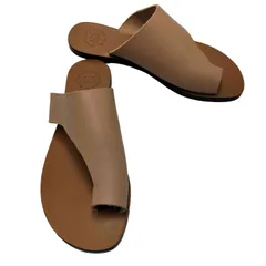 ATP atelier ROSA 型押しフラットサンダル ベージュ　金子綾 ATP atelier ROSA 型押しフラットサンダル ベージュ 金子綾