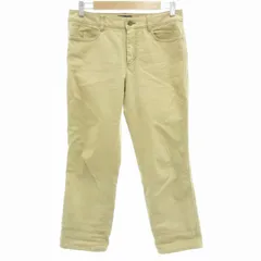 バーバリー ロンドン BURBERRY LONDON ワークパンツ ストレート 裾ノバチェック シンチバック ストレッチ 38 ベージュ /GV