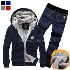 メンズ服 裏起毛 スウェット セットアップ 暖かい スエット 上下セット 裏起毛トレーナー 長袖 パーカー スエットパンツ 秋冬 ルームウェア 部屋着 防寒 防風 カジュアル シンプル スポーツウェア メンズファッション リラックス　cw-a-4014