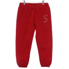シュプリーム SUPREME タグ付き S LOGO SWEATPANT Sロゴ スウェットパンツ 裏起毛 S 赤 レッド /DKのサムネイル