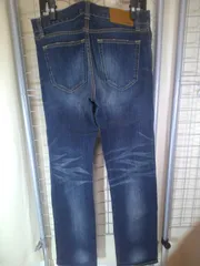 ユニクロ　ジーンズ　S001　ダークブルー　ストレートデニム　サイズ73cm