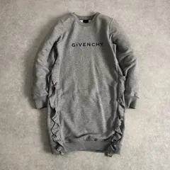 GIVENCHY ロゴプリント フリルデザイン スウェット ワンピース ジバンシーのサムネイル