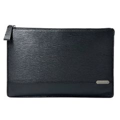 ブルガリ BVLGARI バッグ メンズ ブランド クラッチバッグ セカンドバッグ セルペンティ スカリエマン レザー ブラック 282860 黒 小さめ おしゃれ 【中古】