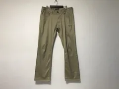 本物バーバリーブラックレーベルBURBERRY BLACKLABELコットンストレッチチノパンツメンズサーフアメカジミリタリーストリートスケーターワークビジネススーツモードドレスゴルフバイカーロックLベージュ85