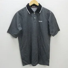 G■スリクソン/SRIXON 半袖ドライポロシャツ【L】黒/men's/81【中古】■のサムネイル