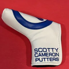 スコッティキャメロン　パターカバー　新作カラー　ホワイト❎ブルー　検索スコッチキャメロンパターカバー