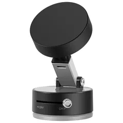 Unique Spirit マグネット スマホホルダー コンパクト 車載/キッチン/冷蔵庫/職場 いろんな場所で活用 真空吸着 磁気 スマホ固定 磁石 強力 片手 粘着 落下防止 便利グッズ プレート付く 1