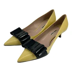 miu miu パンプス　イエロー　レディース　箱あり　サイズ表記37