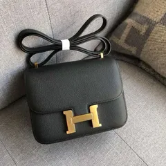 HERMES エルメス コンスタンス　ショルダーバッグ ブラック