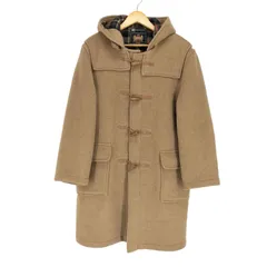 グローバーオール Gloverall 英国製 裏地チェック ロングダッフルコート メンズ  USA 40