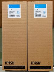 EPSON　純正インクカートリッジ　ICC58　シアン　２本セット　【兵庫より発送】