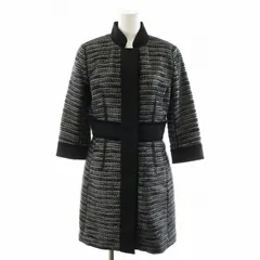 ヴィヴィアンタム VIVIENNE TAM コート ロング丈 総柄 アウター 0 XS グレー 黒 ブラック /AN36のサムネイル