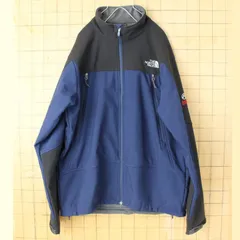 THE NORTH FACE ノースフェイス SUMMIT SERIES ソフトシェルジャケット ブラック ネイビー メンズL  アメリカ古着　082725aw14