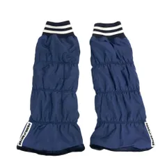【タグ付き】パーリーゲイツ ロゴジャガード レッグウォーマー ブラックネイビー系 タグ付き】パーリーゲイツ ロゴジャガード レッグウォーマー