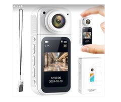 360度ハンドカメラ 【白色】 【黒色】スマホ連動  WIFI転送機能   手ブレ補正  遠隔操作 防犯カメラ  内蔵電池録画   小型カメラ
