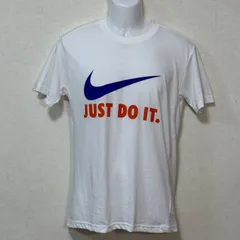 【新品】NIKE ナイキ Tシャツ 半袖 メンズ レディース JUST DO IT. THE NIKE TEE カットソー トップス ホワイト Mサイズ トレーニングウエア スポーツウェア