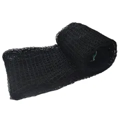 野球防球ネット（8.6×4.2ｍ） 野球ネット 防球ネット スポーツ練習用ネット 網 網ネット 取り替えネット ダブルネット ネットピース 多目的ネット 8.6ｍ×4.2m 黒色 PE素材 大型 汎用 多用途 丈夫 折り畳み式 設置簡単 固定バンド付き