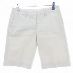 ストロベリーフィールズ STRAWBERRY-FIELDS ハーフパンツ ショート ジップフライ コットン 無地 1 白 ホワイト ボトムス /T2のサムネイル