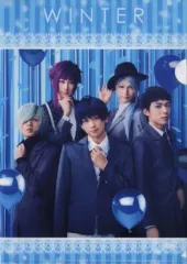 【中古】クリアファイル 冬組 A4クリアファイル 「CD MANKAI STAGE『A3!』 Winter Troupe 雪の中で咲いた花」 きゃにめ購入特典