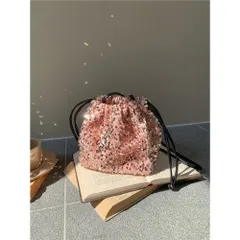 ☆ ピンク ☆ ショルダーバック スパンコール ショルダーバッグ 巾着 レディース スパンコール トートバッグ ショルダーバック トートバック 巾着バッグ 巾着バック 肩掛け 斜めがけ ななめかけ トート ミニトート ハンドバッグ 軽量 軽い 2way