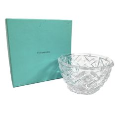 新品未使用✨Tiffany & Co. ロックカット クリスタルボウル ドイツ製 新品未使用✨Tiffany & Co. ロックカット クリスタルボウル ドイツ製