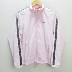 G■プーマ/PUMA ウインドブレーカージャケット【L】ピンク/LADIES/45【中古】■