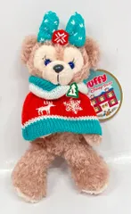 東京ディズニーシー ぬいぐるみバッジ Duffy's Christmas シェリーメイ(緑系ニット/トナカイ)/Home Sweet Christmas 2011