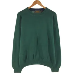 古着 70年代 エディーバウアー Eddie Bauer 黒タグ コットンニットセーター メンズL相当 ヴィンテージ/eaa501612