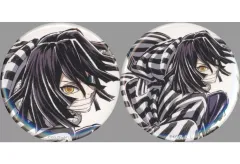 【中古】バッジ・ビンズ 全2種セット 44mm缶バッジ 「鬼滅の刃 刀鍛冶の里編・柱稽古編 蛇柱 伊黒小芭内 幕間画集表紙イラストWEBSHOPくじ」 F賞 C105グッズ